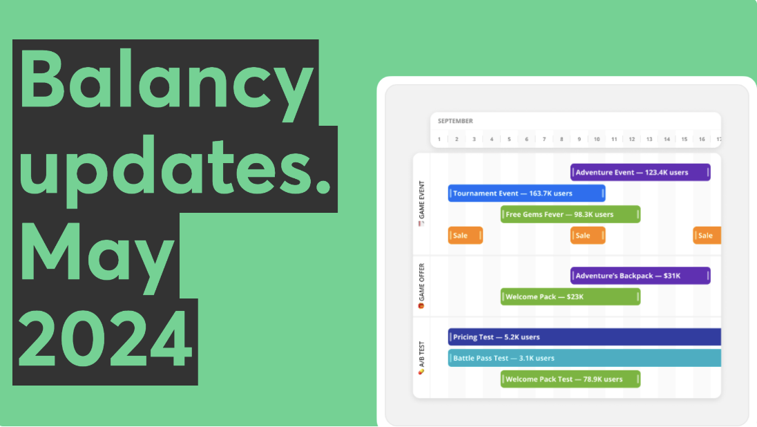 Balancy updates May 2024